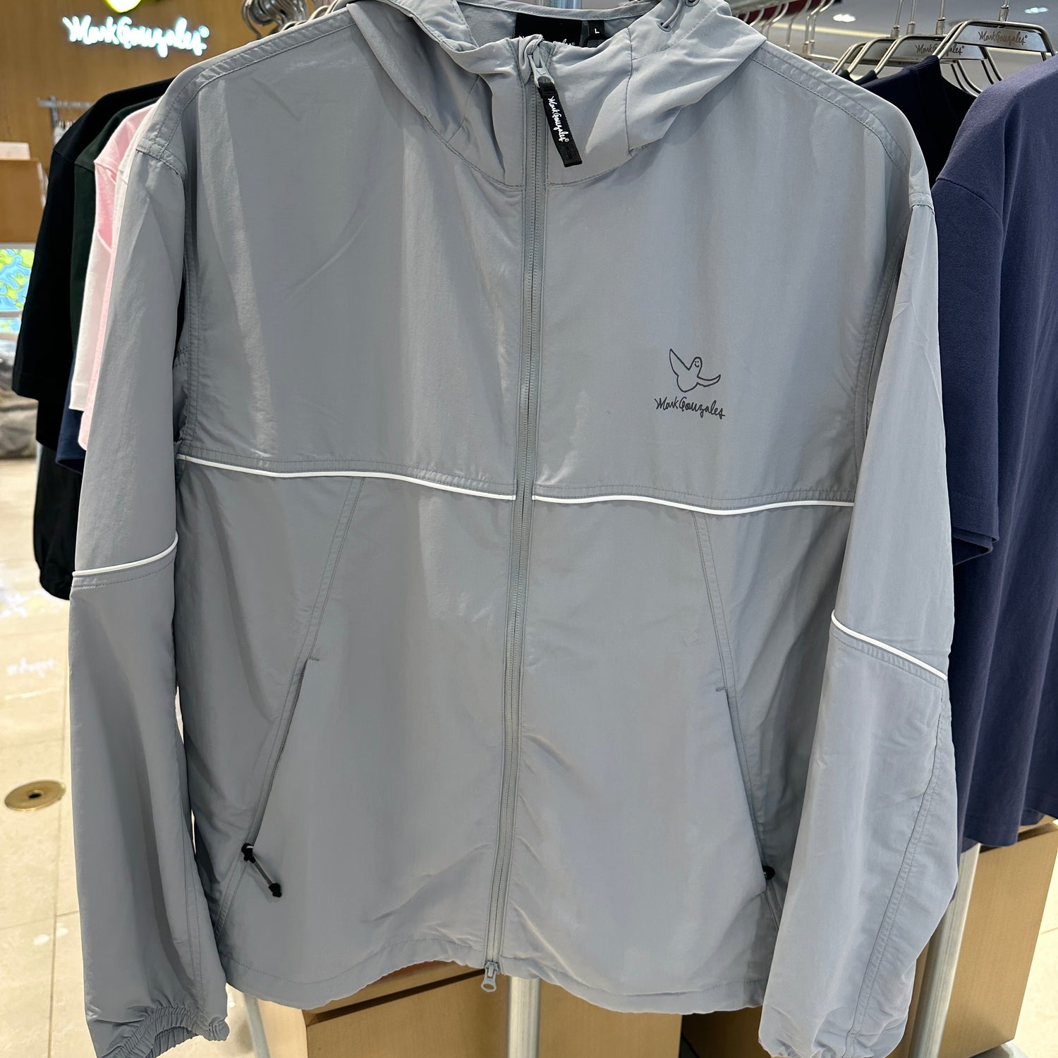 韓國 Mark Gonzales Angel Nylon Hooded Windbreaker【MG115】