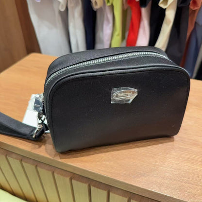 韓國 Marithe Francois Girbaud REGULAR LOGO SATIN POUCH 【MF309】