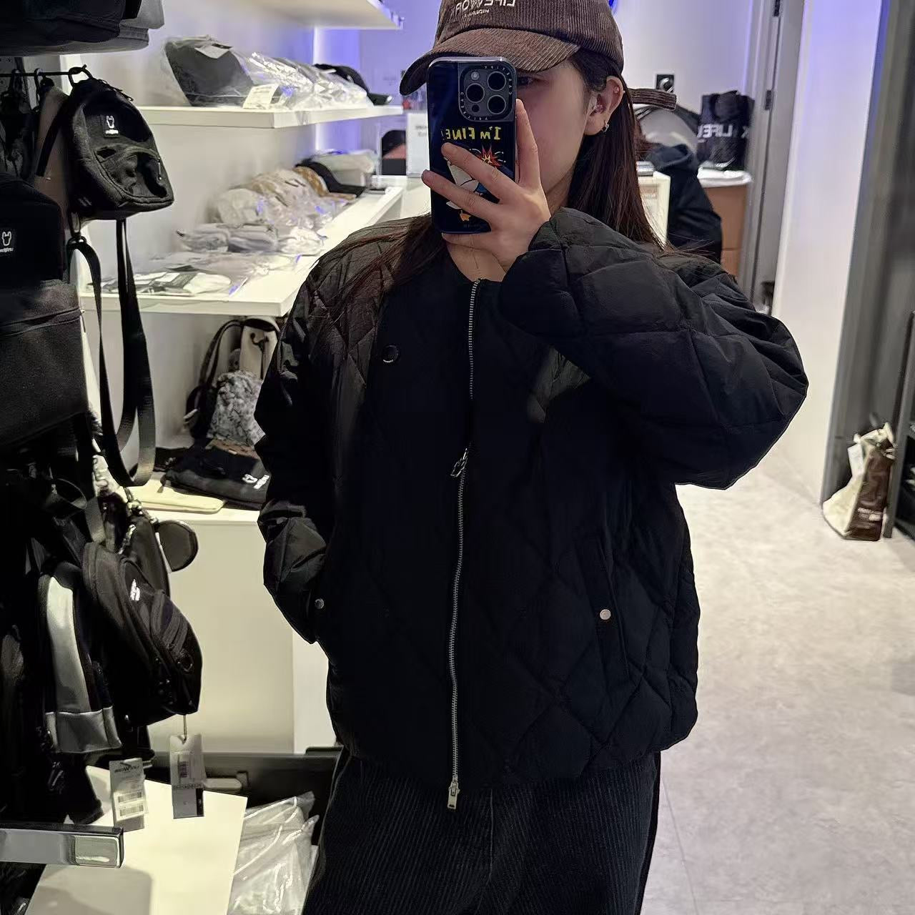 韓國 LifeWork Women's Lite Round Neck Mid Down Padded Jumper (鴨絨)【LW022】