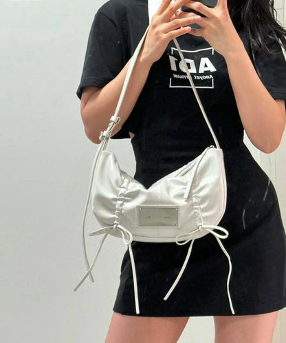 韓國 Matin Kim Half Shirring Ribbon Round Bag - STT Mall HK 靚太網購