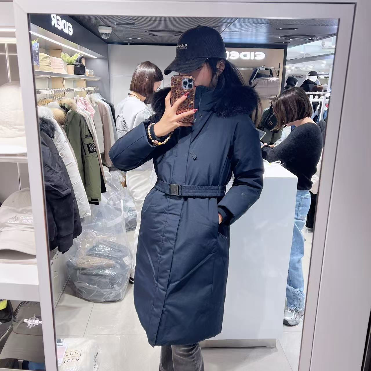 韓國 Eider Women's Windstopper Long Down Jacket (鵝絨)【ER021】