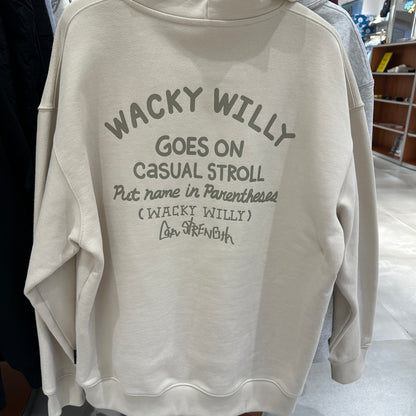 韓國 Wacky Willy Lettering Heavy Hoodie【WW118】