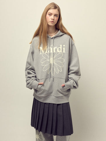韓國 Mardi Mercredi Oversized Hoody Flowermardi【MM165】