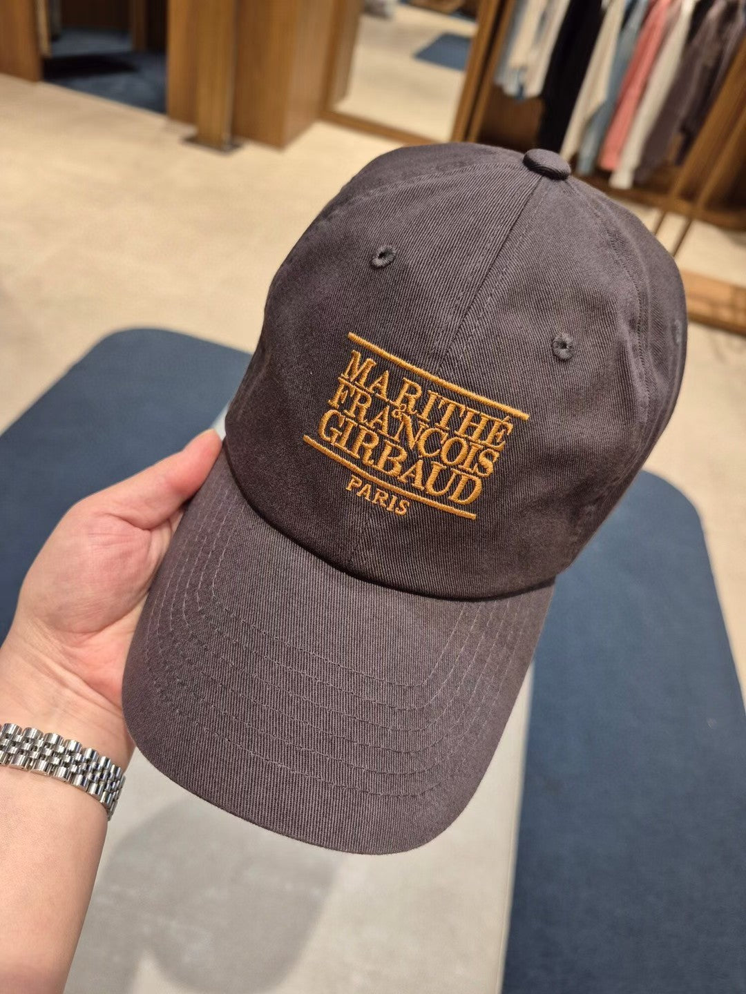 韓國 Marithe Francois Girbaud Small Classic Logo Cap【MF713】