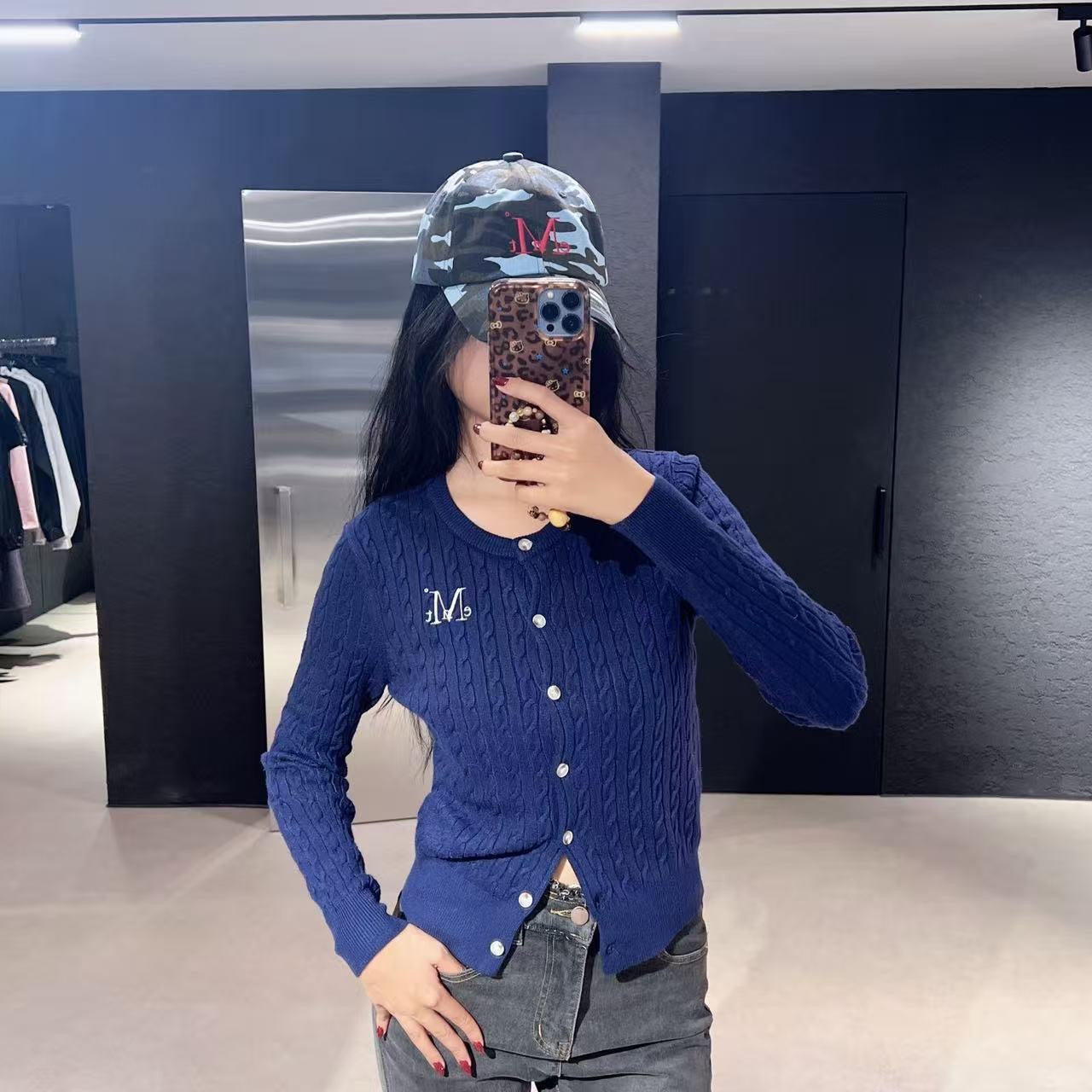 韓國 Mucent Adian Button Crop Knit Cardigan【MU119】