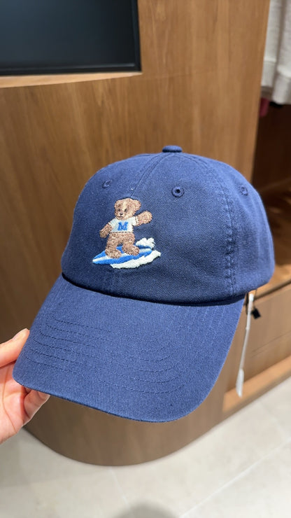 韓國 Marithe Francois Girbaud SURFING DOODLE BEAR CAP【MF426】