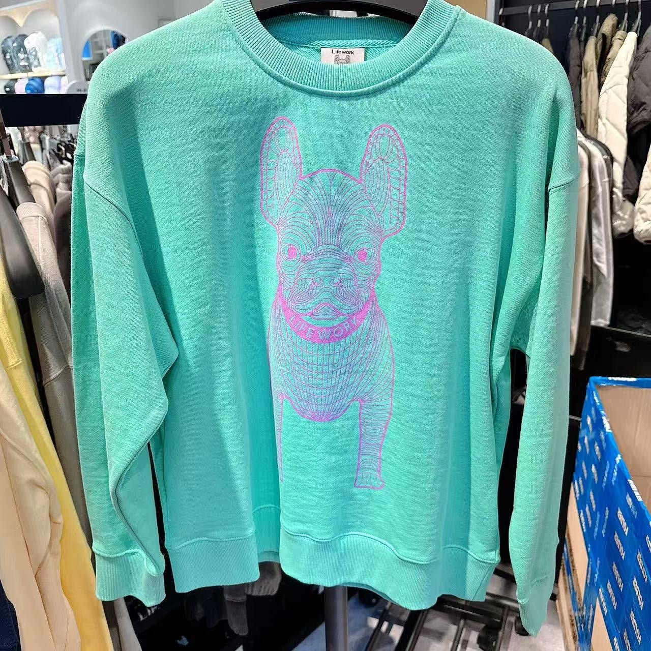 韓國 LifeWork Big Radog Sweatshirt【LW014】