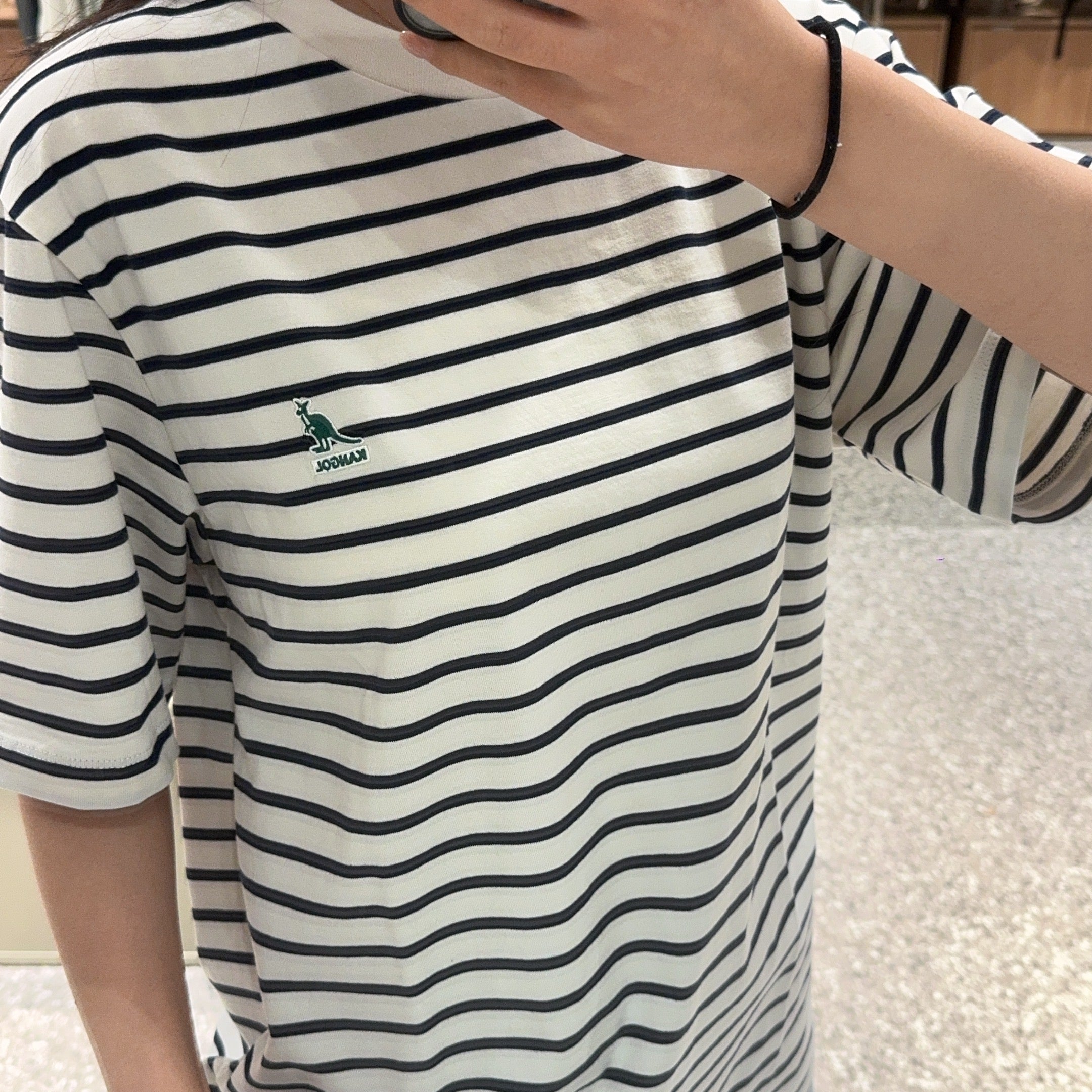 韓國 KANGOL Essential Stripe T-Shirt【KL146】