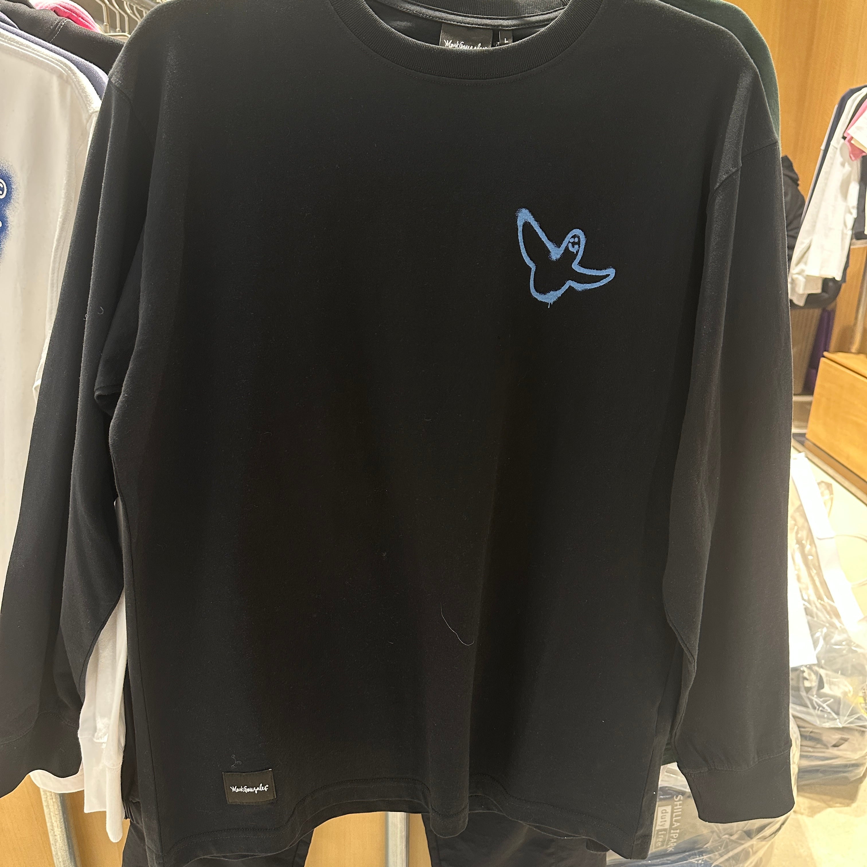 韓國 Mark Gonzales Angel Spray Long Sleeve T-Shirt【MG121】