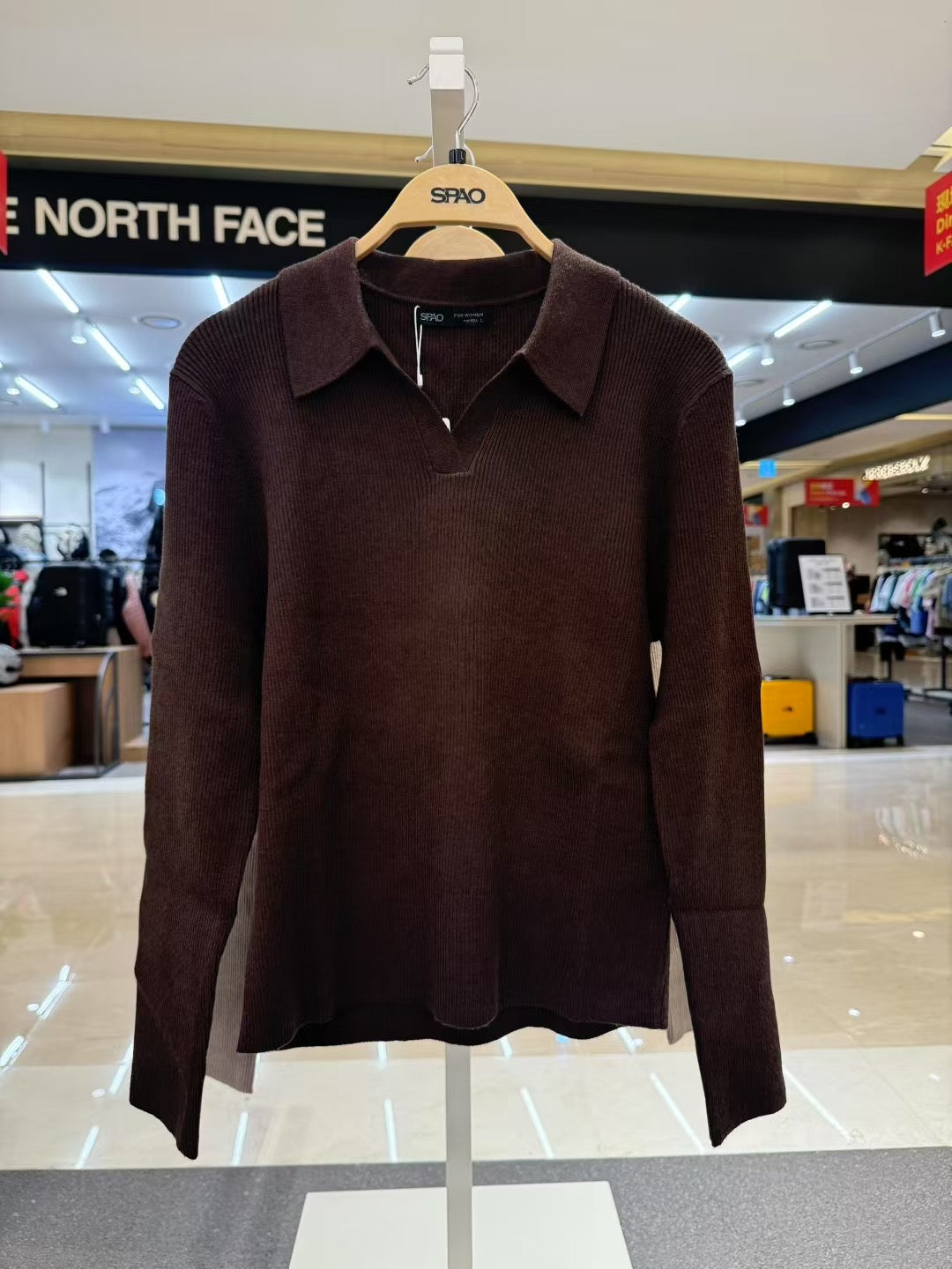韓國 SPAO Semi-Open Golji Knit【SP203】