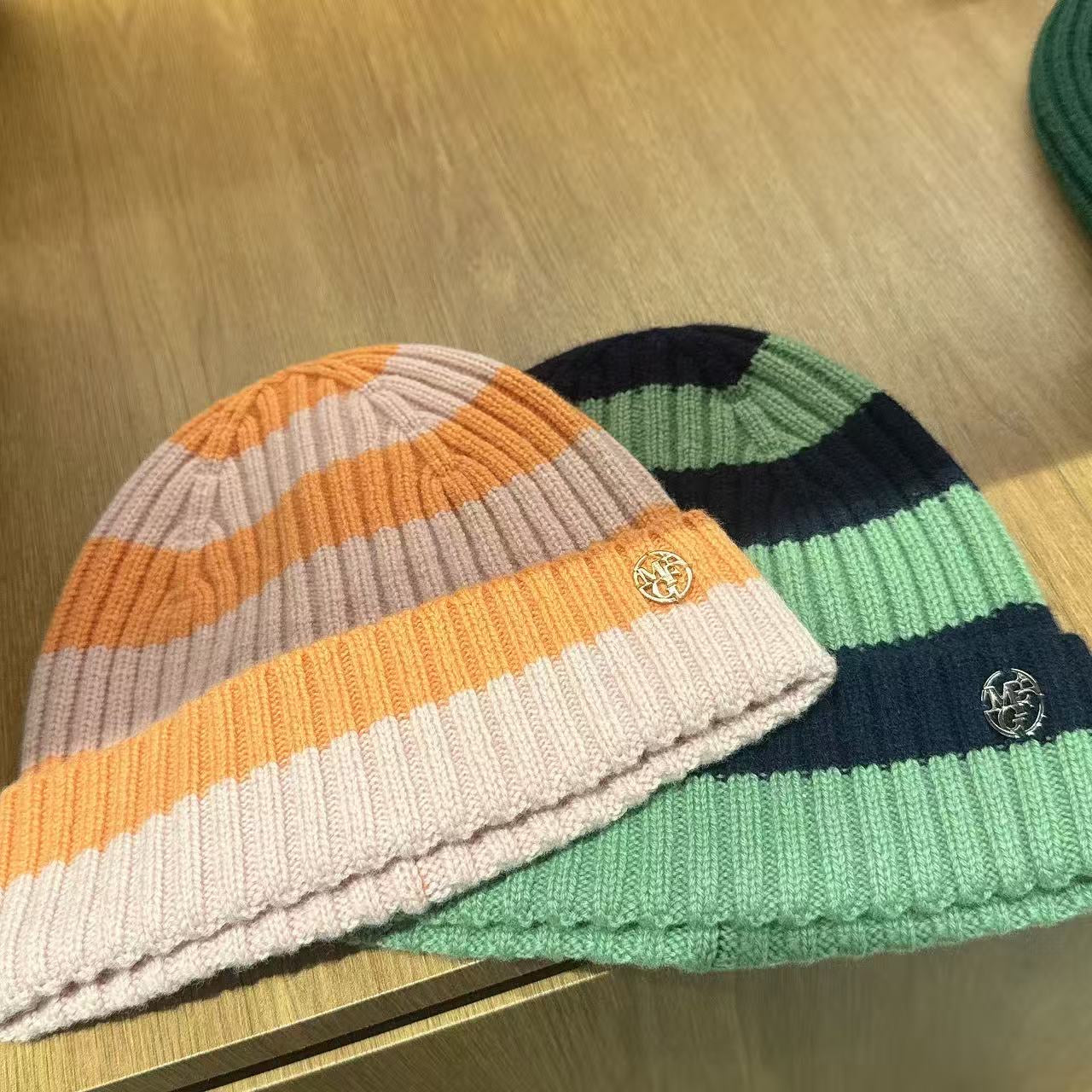 韓國 Marithe Francois Girbaud Enfant Color Block Beanie【MF783】