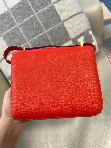 【Preloved】Hermes mini Constance 19 (訂金$500，總售價為 $58,000)【ST021】