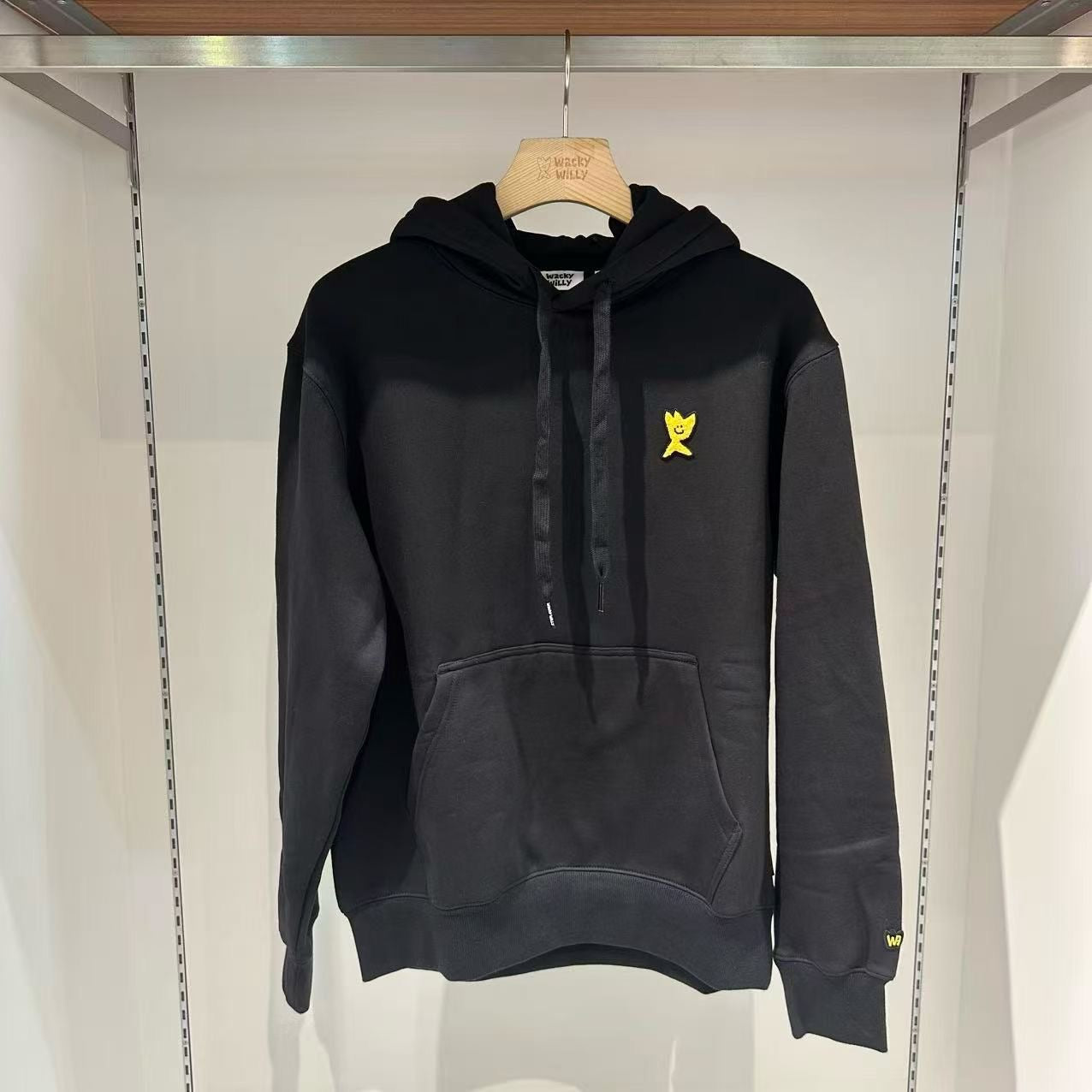 韓國 Wacky Willy Fleece Kiki Logo Hooded Sweatshirt【WW092】