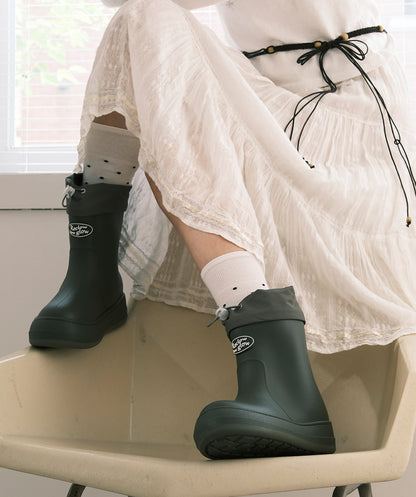 韓國 Reclow RC Re-Rain Shirring Boots【RW023】