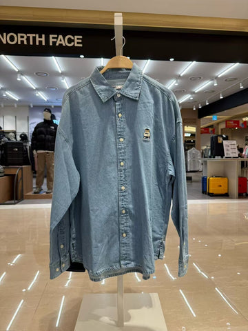 韓國 SPAO Denim Overfit Shirt【SP066】