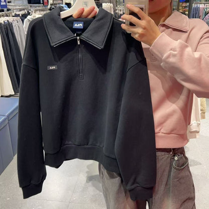 韓國 FILA Basic Half-zip Sweatshirt【FA048】