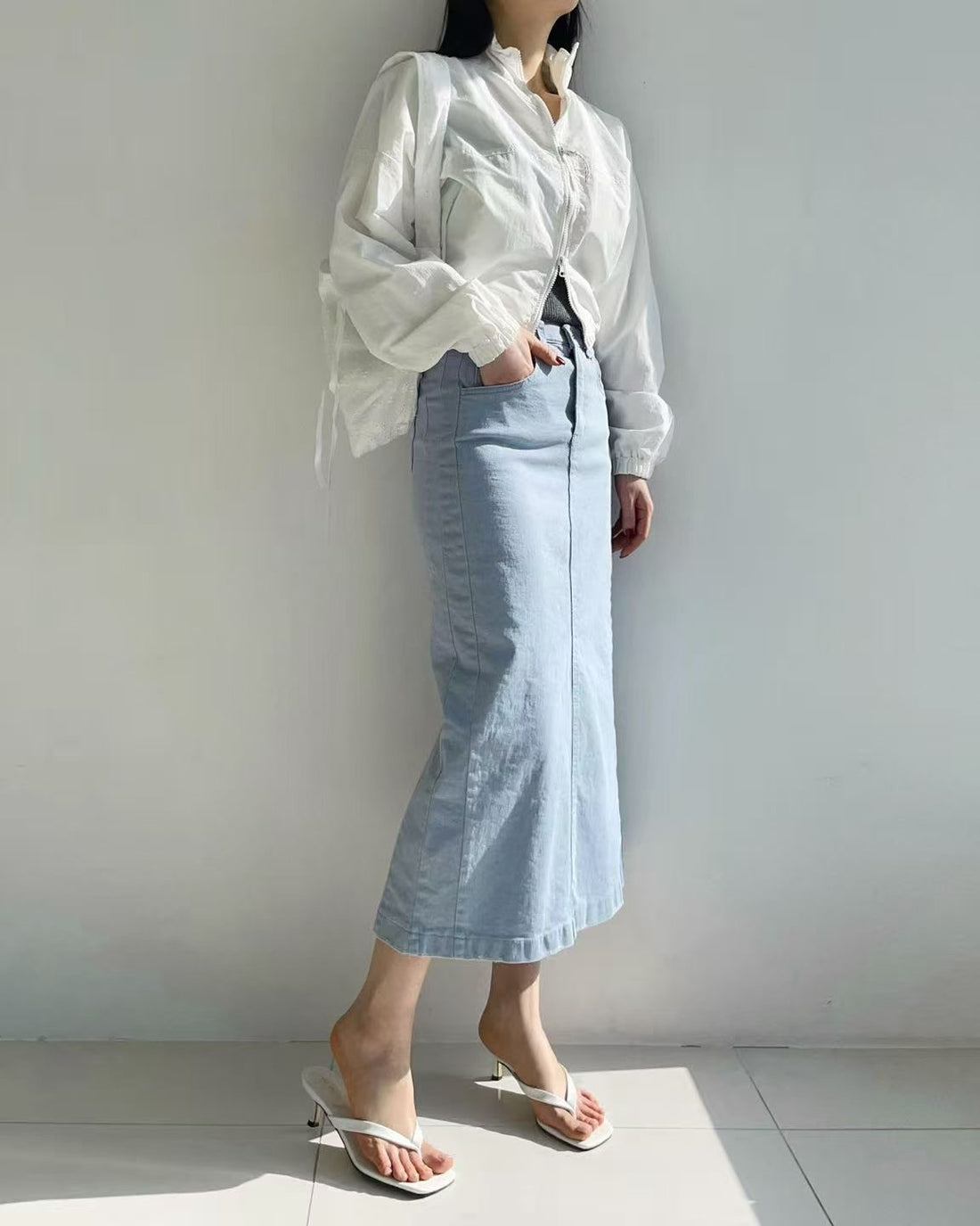 韓國 HowLuk 牛仔裙 (春季款)【H302】