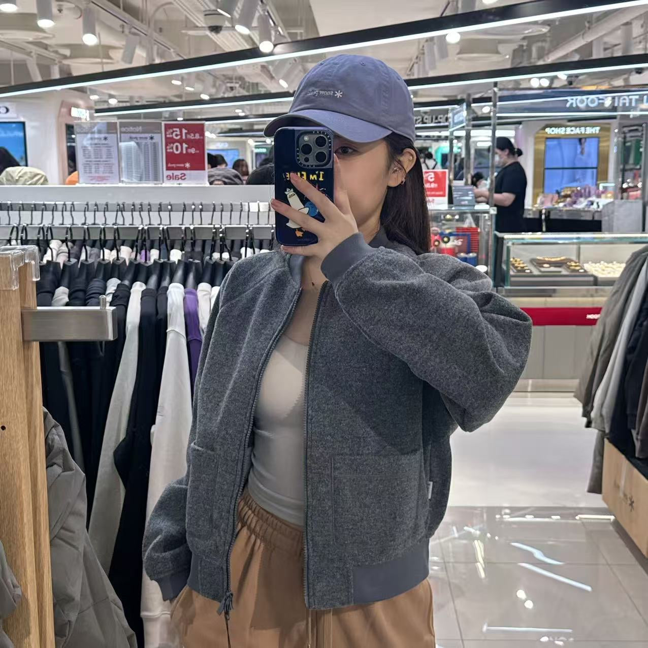 韓國 Snowpeak Essential Wool Women's Varsity Jacket【SN057】