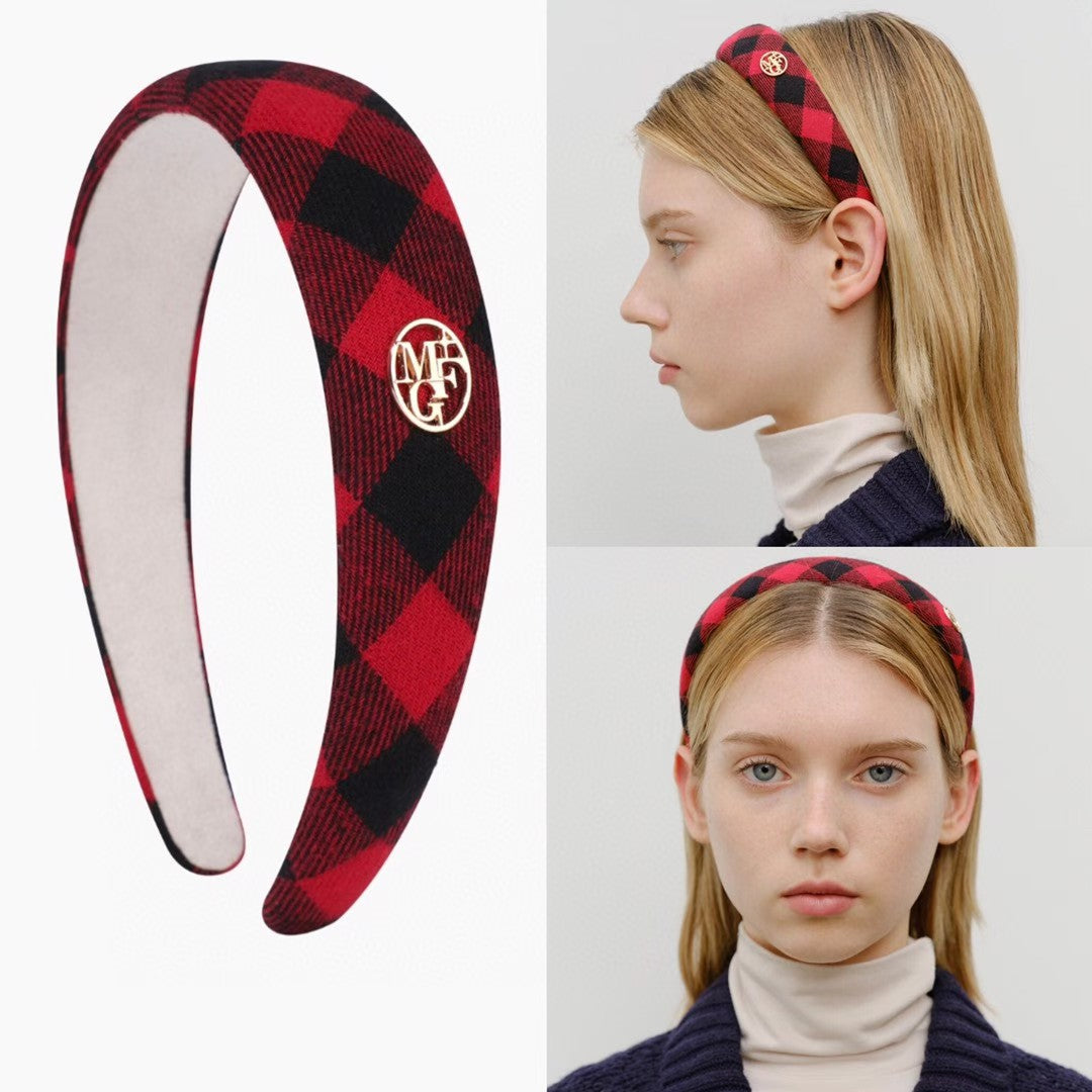 韓國 Marithe Francois Girbaud Circle Logo Hair Band【MF709】