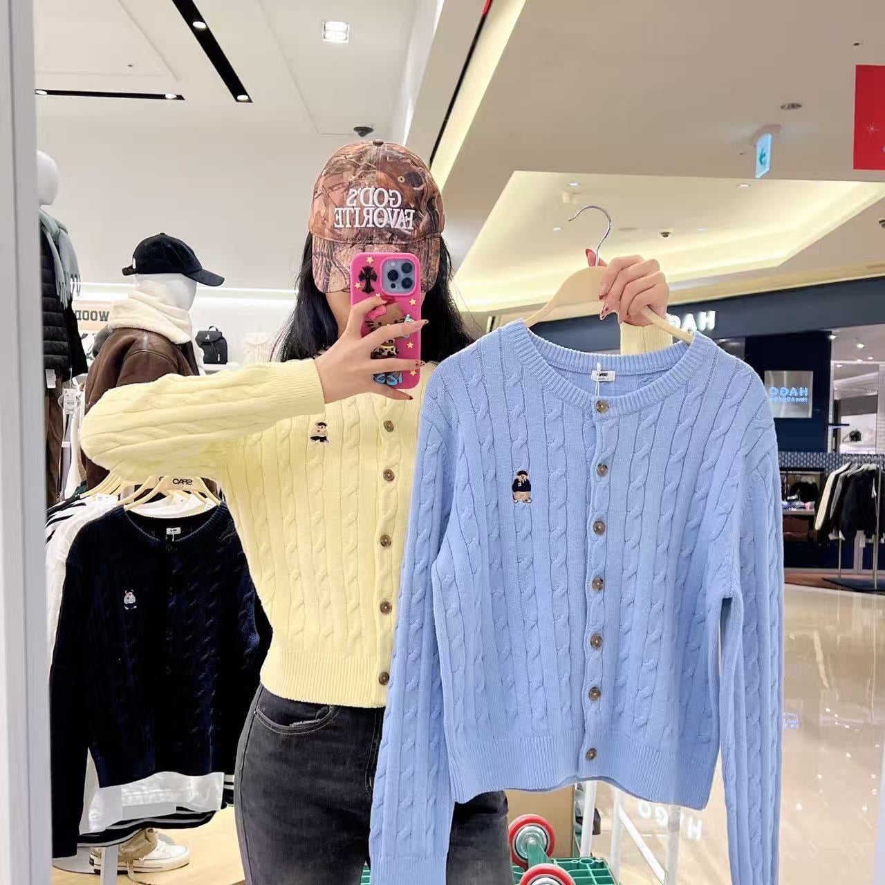 韓國 SPAO Woody Cable Cardigan【SP308】