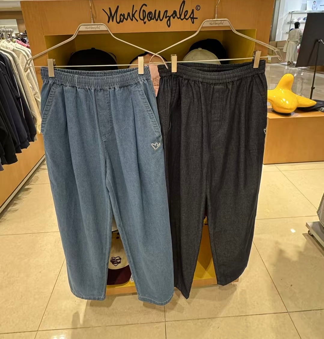 韓國 Mark Gonzales Angel Washed Haji Denim Easy Pants【MG051】