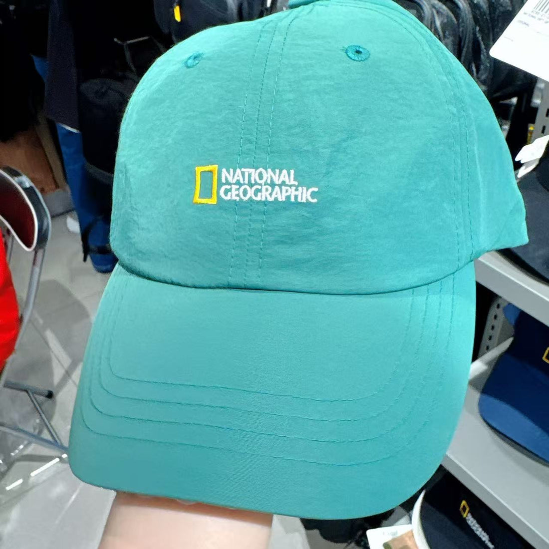韓國 National Geographic Logo Lightweight Cap【NG027】