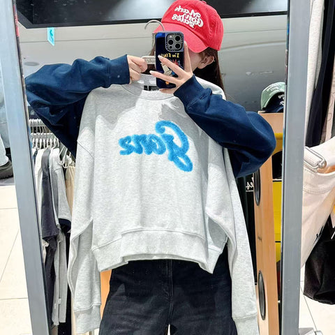 韓國 Mark Gonzales Fury Gone Women's Crop Sweatshirt【MG162】