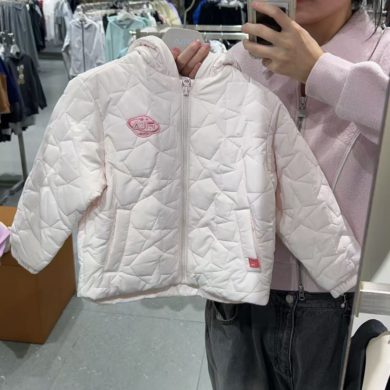 韓國 FILA Kids TOD Stella Quilting Jumpe【FA063】