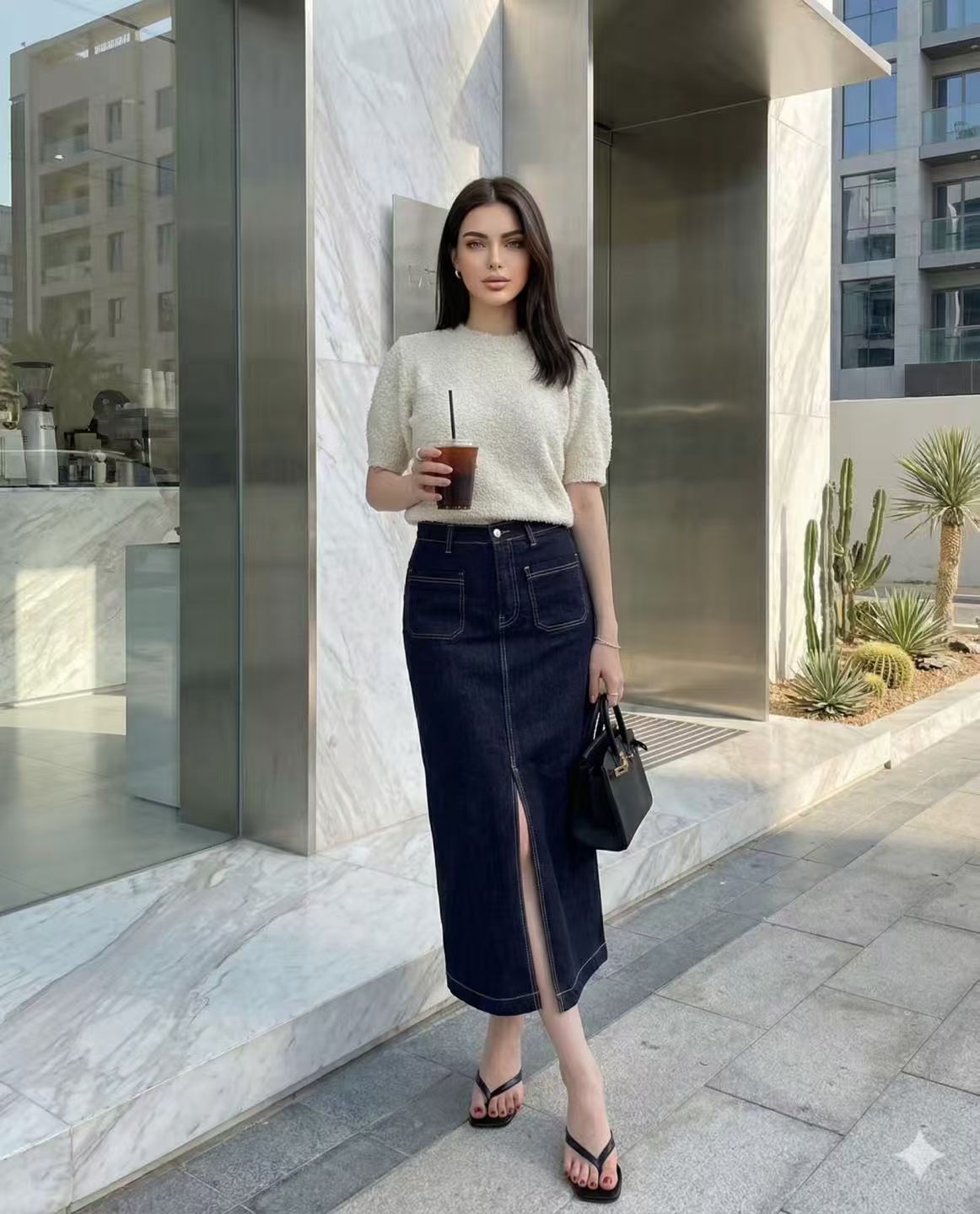 韓國 HowLuk 牛仔裙  (春季款)【H3013】