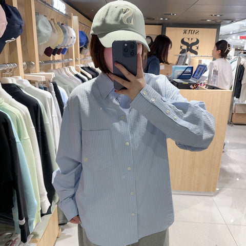 韓國 Satur Unisex Shirt【SR085】