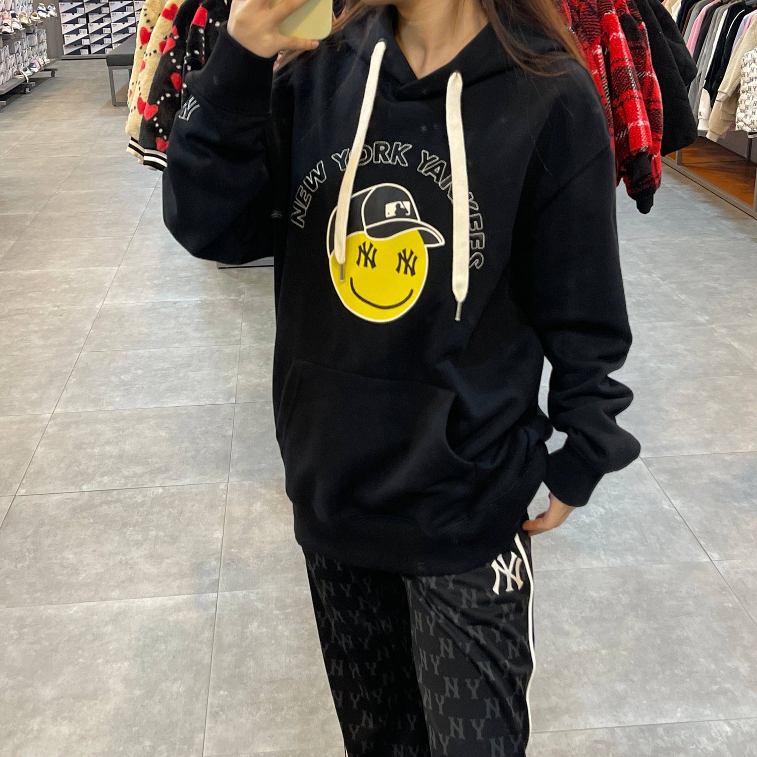 韓國 MLB Smile Overfit Hoodie 【MB064】 - STT Mall HK 靚太網購