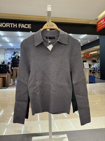 韓國 SPAO Semi-Open Golji Knit【SP203】
