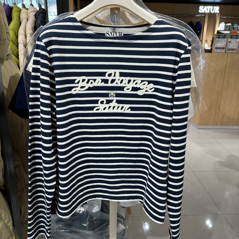 韓國 Satur Logo Voyage Long T-Shirt【SR081】