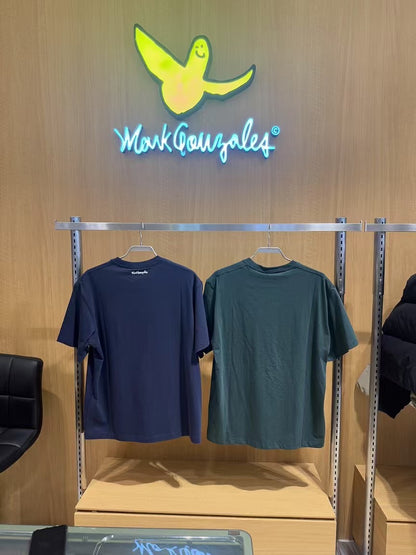 韓國 Mark Gonzales Unisex Angel Badge OG Short Sleeve Tee【MG095】