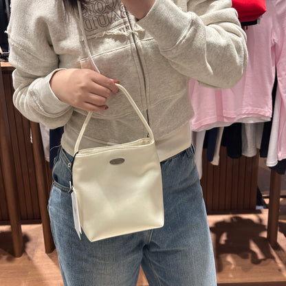 韓國 Marithe Francois Girbaud REGULAR LOGO SATIN MINI BAG 【MF308】