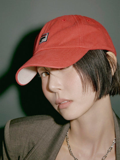韓國 Fila Cotton F-Box Basic Ball Cap【SC066】