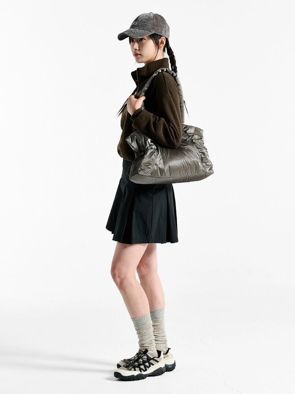 韓國 Fila Glossy Shirring Shoulder Bag【SC053】