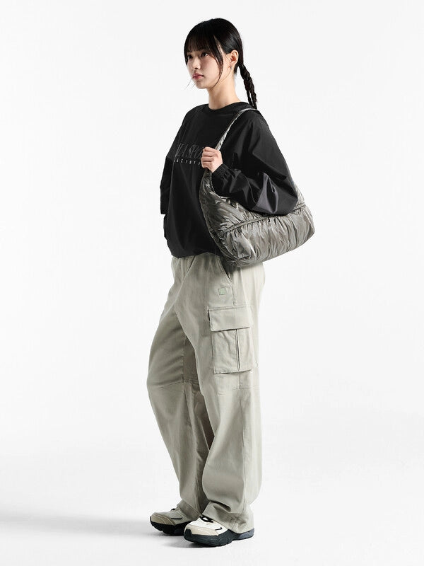 韓國 Fila Glossy Hobo Bag【SC052】