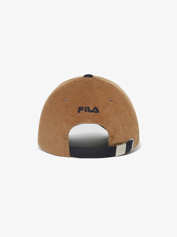 韓國 Fila Corduroy Two Tone Ball Cap【SC064】
