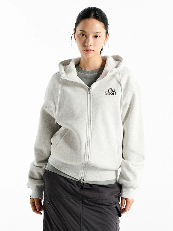 韓國 Fila Sherpa Hooded Zip-Up【SC026】