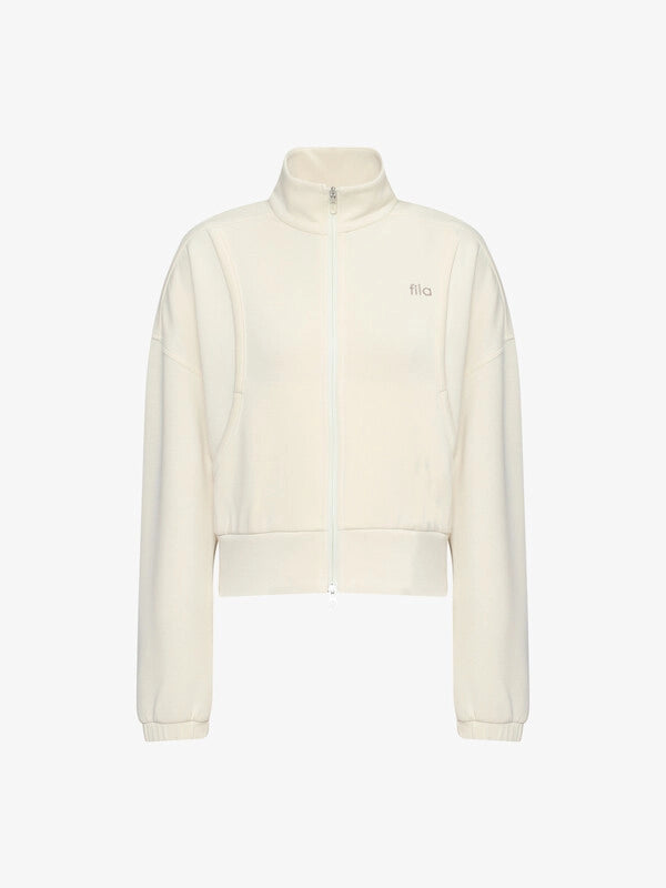 韓國 Fila Women's Soft Touch Balloon Fit Stenneck Zip-Up【SC034】