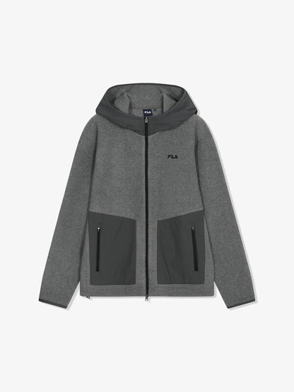 韓國 Fila Micro Fleece Hoodie Zip-Up【SC033】