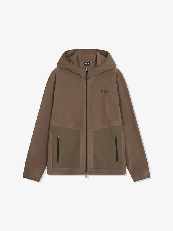 韓國 Fila Micro Fleece Hoodie Zip-Up【SC033】