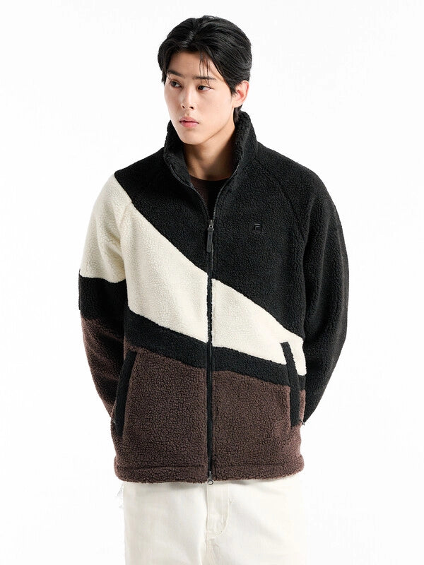 韓國 Fila Colorblock Fleece【SC030】