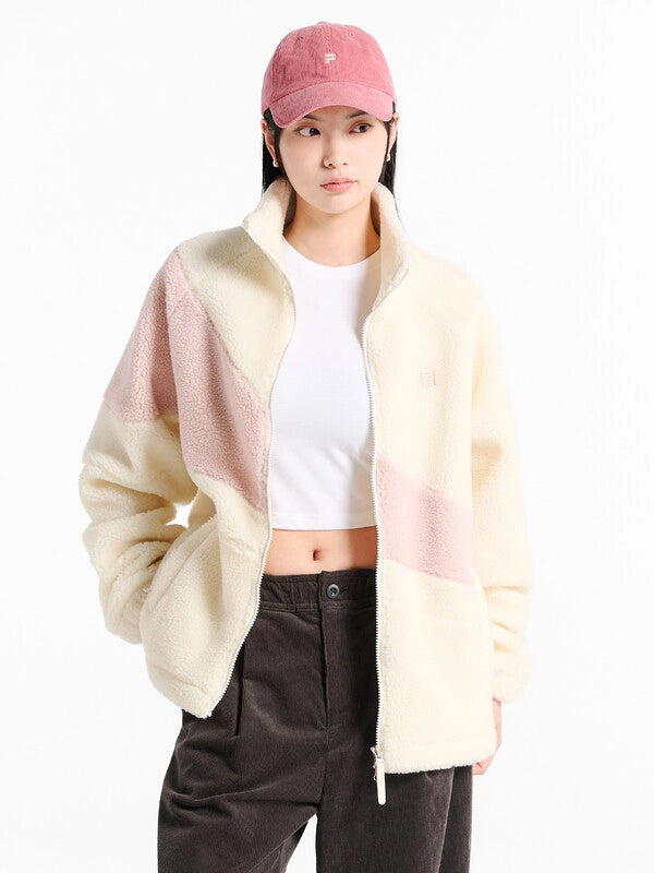 韓國 Fila Colorblock Fleece【SC030】