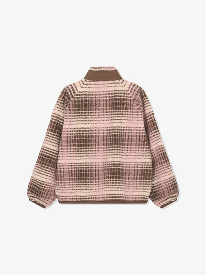 韓國 Fila Check Pattern Fleece Jacket【SC029】