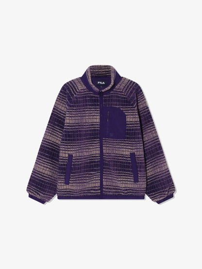 韓國 Fila Check Pattern Fleece Jacket【SC029】