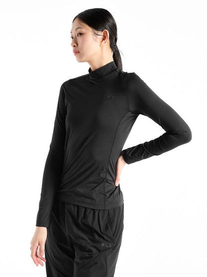 韓國 Fila Short Sleeved Mock Neck T-Shirt【SC035】