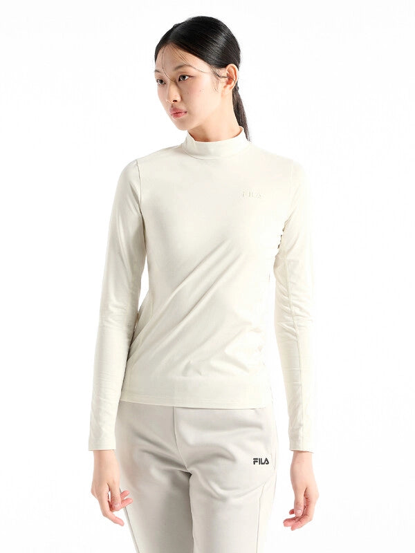 韓國 Fila Short Sleeved Mock Neck T-Shirt【SC035】