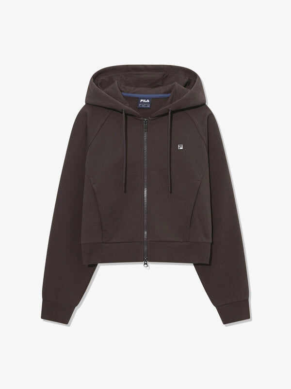 韓國 Fila Women's Semi Crop Hooded Top【SC048】